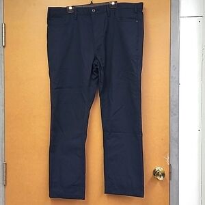 Reaction Kenneth Cole Size 40 Dark Blue Straight Fit Chinos